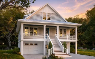 24-1908 HOUSE PLAN - Coastal Home Plan - 3-Bed, 2.5-Bath, 2,259 SF