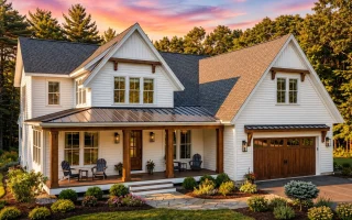 24-1540 HOUSE PLAN - Modern Farmhouse Home Plan - 4-Bed, 3.5-Bath, 3,510 SF