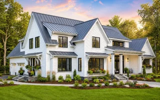 24-1759 HOUSE PLAN - Modern Farmhouse Home Plan - 4-Bed, 4.5-Bath, 2,886 SF