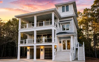 24-1356 HOUSE PLAN - Coastal Home Plan - 4-Bed, 4.5-Bath, 2,660 SF