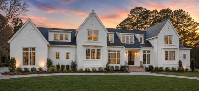 24-1637 HOUSE PLAN - Modern Tudor Home Plan - 5-Bed, 6-Bath, 5,458 SF