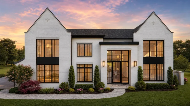 Mid-Size House Plans 11 24-1826 HOUSE PLAN - Modern European Home Plan - 4-Bed, 5.5-Bath, 7,804 SF