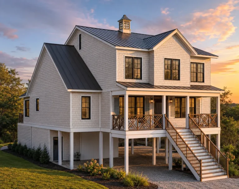 House Plans with Second Floor Laundry Room 1 24-1622 HOUSE PLAN - Coastal Home Plan - 4-Bed, 4-Bath, 3,555 SF
