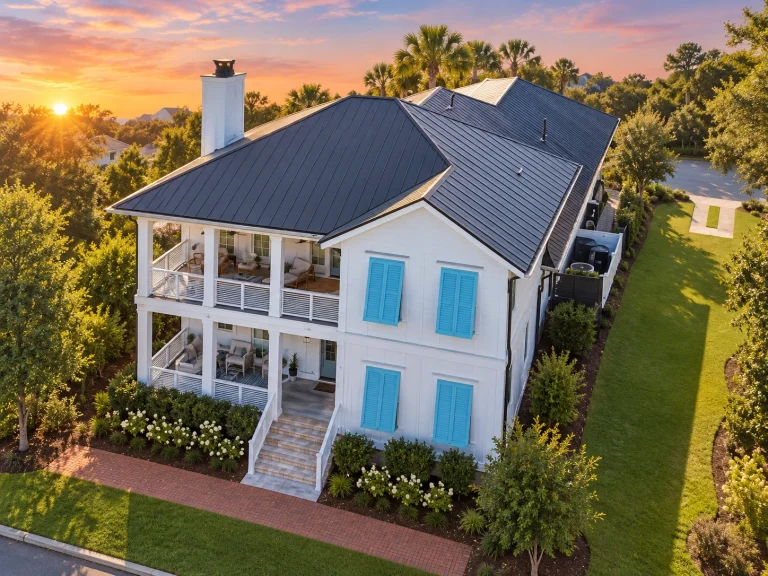House Plans with Fireplace 24 21-2732 HOUSE PLAN - Low Country Home Plan - 4-Bed, 3-Bath, 2,825 SF
