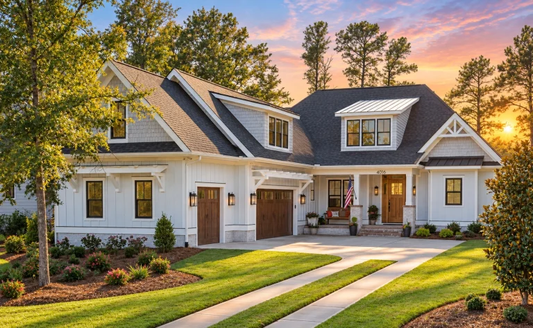 21-3333 HOUSE PLAN - Modern Farmhouse Home Plan - 3-Bed, 4-Bath, 3,481 SF