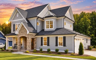 22-1573 HOUSE PLAN - Modern Craftsman Home Plan - 4-Bed, 2.5-Bath, 2,604 SF