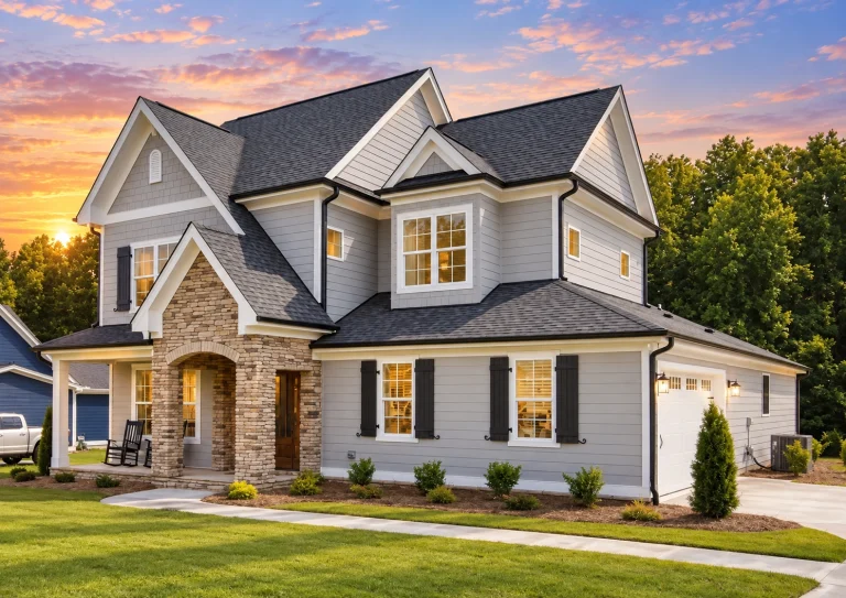 22-1573 HOUSE PLAN - Modern Craftsman Home Plan - 4-Bed, 2.5-Bath, 2,604 SF