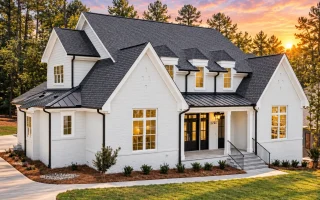 22-1293 HOUSE PLAN - Modern Farmhouse Home Plan - 4-Bed, 4.5-Bath, 3,783 SF
