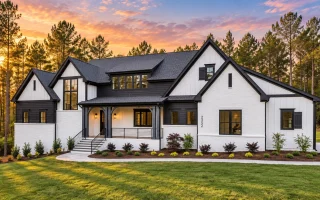 22-1130 HOUSE PLAN - Modern Farmhouse Home Plan - 4-Bed, 4.5-Bath, 3,636 SF