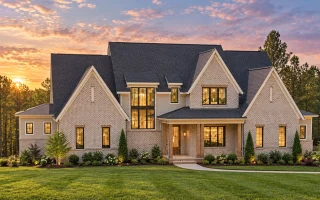 22-1677 HOUSE PLAN - French Country Home Plan - 6-Bed, 5-Bath, 5,847 SF