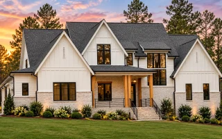 22-1578 HOUSE PLAN - Modern Farmhouse Home Plan - 4-Bed, 4.5-Bath, 3,948 SF