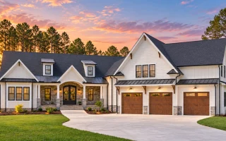 23-1697 HOUSE PLAN - Modern Farmhouse Home Plan - 4-Bed, 3.5-Bath, 3,647 SF
