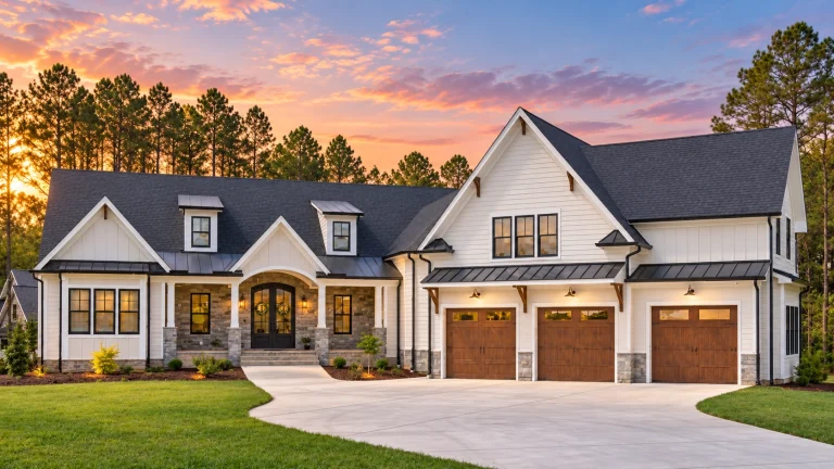 23-1697 HOUSE PLAN - Modern Farmhouse Home Plan - 4-Bed, 3.5-Bath, 3,647 SF