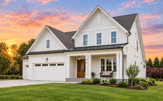 23-1004A HOUSE PLAN - Modern Farmhouse Home Plan - 4-Bed, 4.5-Bath, 3,088 SF