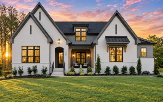 23-1363 HOUSE PLAN - Modern Farmhouse Home Plan - 4-Bed, 4.5-Bath, 4,145 SF