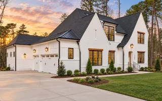 23-1864 HOUSE PLAN - Modern Tudor Home Plan - 4-Bed, 5-Bath, 4,253 SF