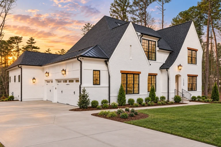 23-1864 HOUSE PLAN - Modern Tudor Home Plan - 4-Bed, 5.5-Bath, 4,253 SF
