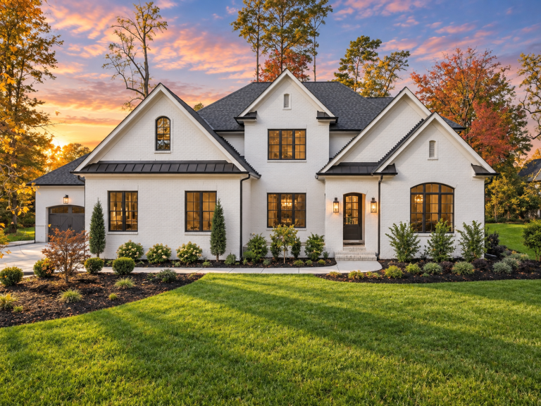 American House Plans 21 23-1944 HOUSE PLAN - Modern Tudor Home Plan - 5-Bed, 5.5-Bath, 5,465 SF