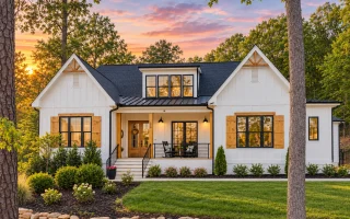 23-2003 HOUSE PLAN - Modern Farmhouse Home Plan - 4-Bed, 4-Bath, 3,597 SF