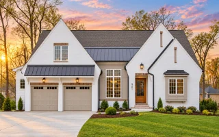 23-1462 HOUSE PLAN - Modern European Farmhouse Home Plan - 4-Bed, 3.5-Bath, 3,110 SF
