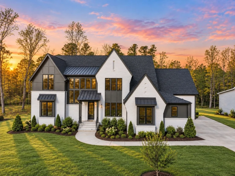 House Plans with Outdoor Kitchen 5 24-1001 HOUSE PLAN - Modern Tudor Home Plan - 4-Bed, 6-Bath, 4,677 SF