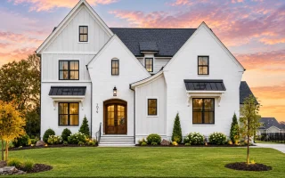 24-1253 HOUSE PLAN - Modern European Farmhouse Home Plan - 4-Bed, 4.5-Bath, 3,549 SF