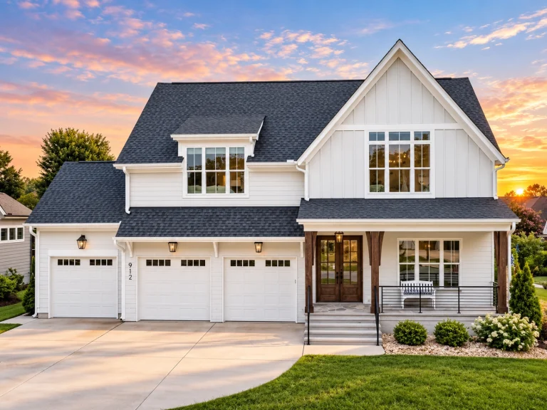 Colonial House Plans 12 24-1298 HOUSE PLAN - Modern Farmhouse Home Plan - 4-Bed, 4.5-Bath, 3,335 SF