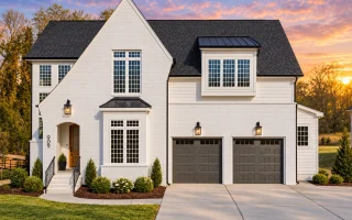 24-1425 HOUSE PLAN - Modern Tudor Home Plan - 5-Bed, 4.5-Bath, 3,279 SF