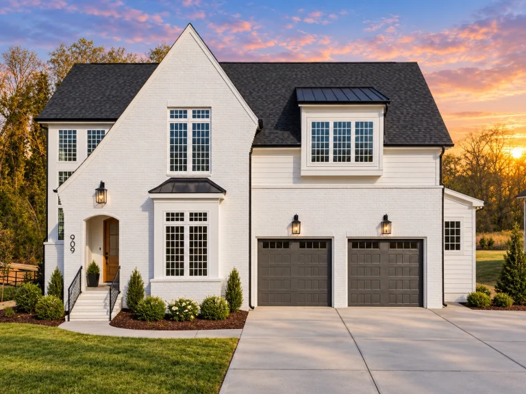 Colonial House Plans 3 24-1425 HOUSE PLAN - Modern Tudor Home Plan - 5-Bed, 4.5-Bath, 3,279 SF