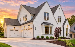 24-1876 HOUSE PLAN - Modern Tudor Home Plan - 5-Bed, 4.5-Bath, 3,290 SF