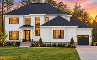 24-1699 HOUSE PLAN - Contemporary Home Plan - 4-Bed, 5-Bath, 4,176 SF