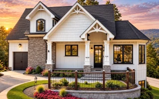 23-1649 HOUSE PLAN - Modern Craftsman Cottage Home Plan - 5-Bed, 3.5-Bath, 2,810 SF