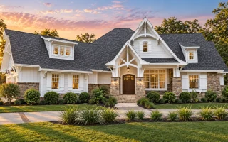 23-1072 HOUSE PLAN - Traditional Craftsman Home Plan - 3-Bed, 2-Bath, 3,312 SF