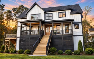 23-1475 HOUSE PLAN - Coastal Farmhouse Home Plan - 4-Bed, 3.5-Bath, 3,302 SF