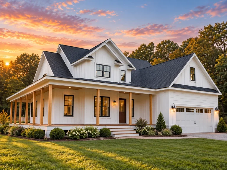 23-2029 HOUSE PLAN - Modern Farmhouse Home Plan - 4-Bed, 3.5-Bath, 2,535 SF