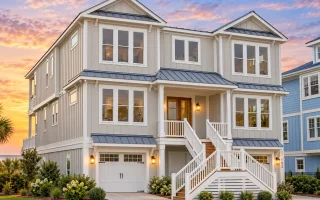 24-1472 HOUSE PLAN - Coastal Farmhouse Home Plan - 6-Bed, 6.5-Bath, 3,882 SF