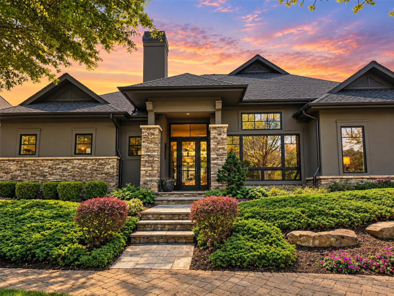 16-1051 HOUSE PLAN - Modern Suburban Home Plan - 3-Bed, 3.5-Bath, 2,735 SF
