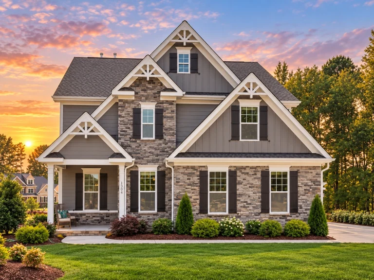 17-2163 HOUSE PLAN - Modern Craftsman Home Plan - 4-Bed, 4-Bath, 3,363 SF