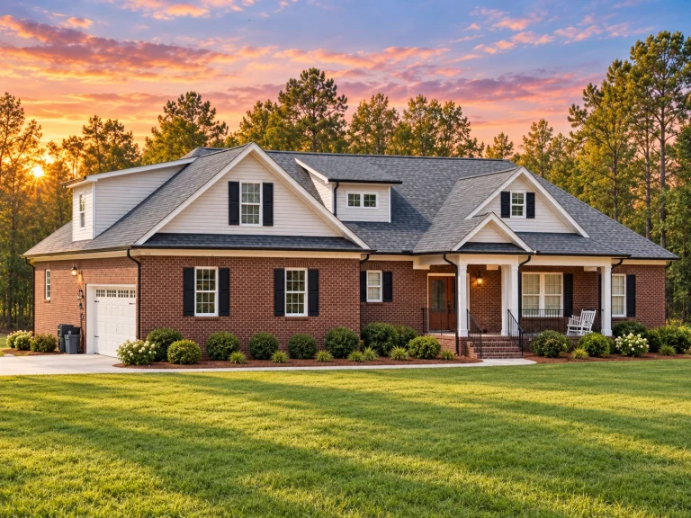 Beach House Plans 24 20-1456 HOUSE PLAN - Traditional Ranch Home Plan - 3-Bed, 3.5-Bath, 3,044 SF