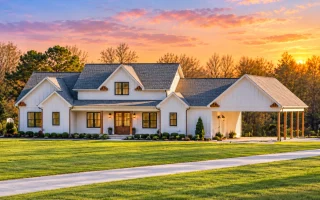 20-1689 HOUSE PLAN - Modern Farmhouse Home Plan - 3-Bed, 2.5-Bath, 2,092 SF