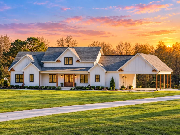 20-1689 HOUSE PLAN - Modern Farmhouse Home Plan - 2.5-Bed, 3-Bath, 2,092 SF