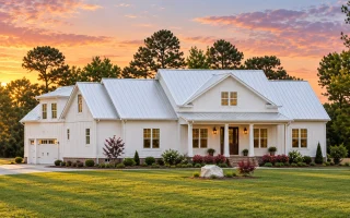 20-1408 HOUSE PLAN - Modern Farmhouse Home Plan - 4-Bed, 2.5-Bath, 2,440 SF