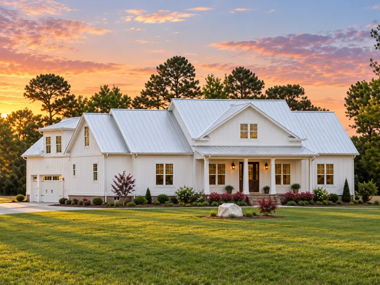 20-1408 HOUSE PLAN - Modern Farmhouse Home Plan - 4-Bed, 2.5-Bath, 2,440 SF