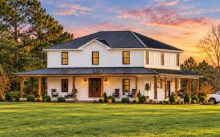 20-1785 HOUSE PLAN - Modern Farmhouse Home Plan - 4-Bed, 3.5-Bath, 2,825 SF