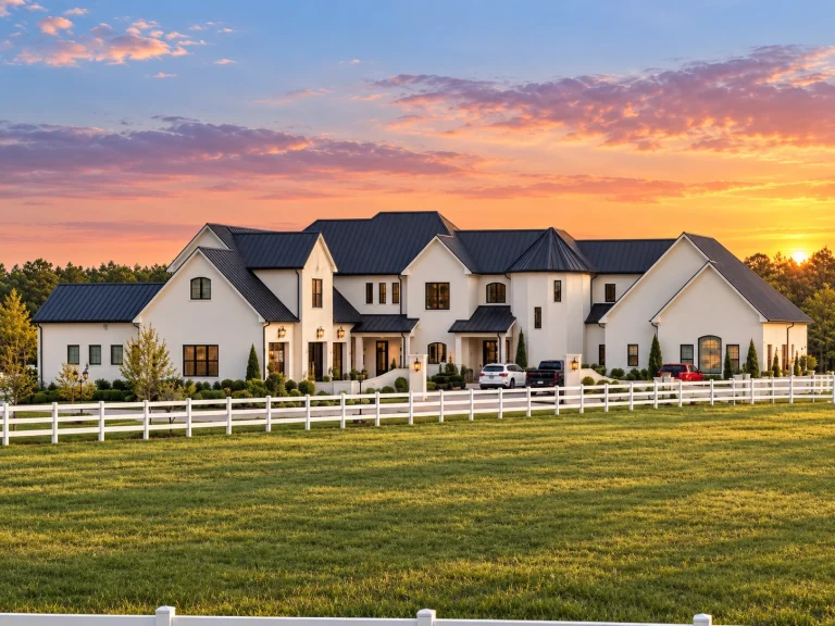 20-2059 HOUSE PLAN - Modern Farmhouse Home Plan - 5-Bed, 6.5-Bath, 6,008 SF