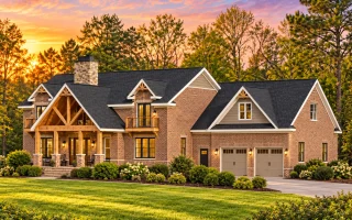 20-1608 HOUSE PLAN - Rustic Craftsman Home Plan - 4-Bed, 3.5-Bath, 3,827 SF