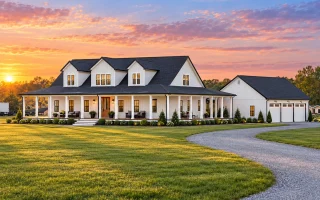 20-1471 HOUSE PLAN - Modern Farmhouse Home Plan - 3-Bed, 4-Bath, 2,924 SF