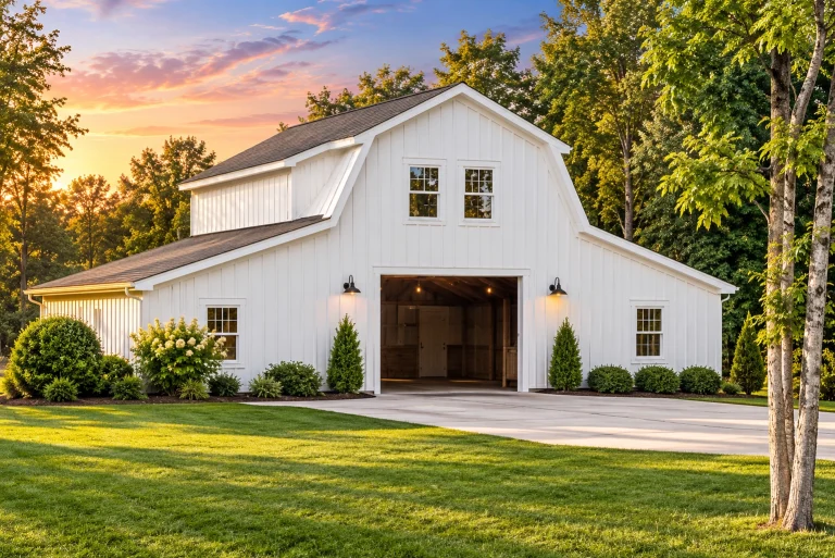 20-1326 HOUSE PLAN - Gambrel Barn-Style Garage Plan - 1,753 SF