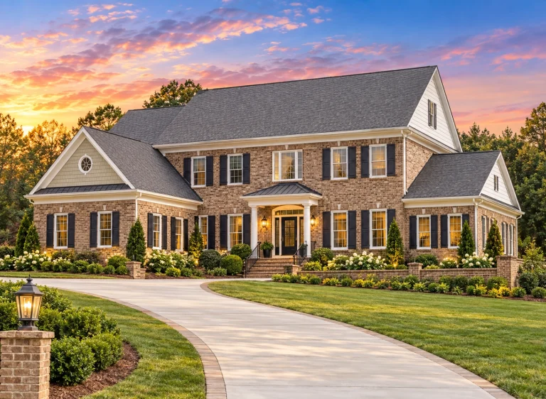 10-1361 HOUSE PLAN - Georgian Home Plan - 4-Bed, 4-Bath, 5,474 SF