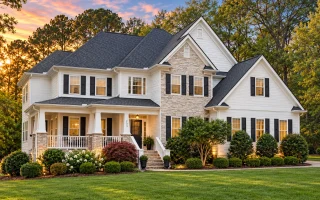 10-1744 HOUSE PLAN - Modern Craftsman Home Plan - 4-Bed, 4-Bath, 3,754 SF